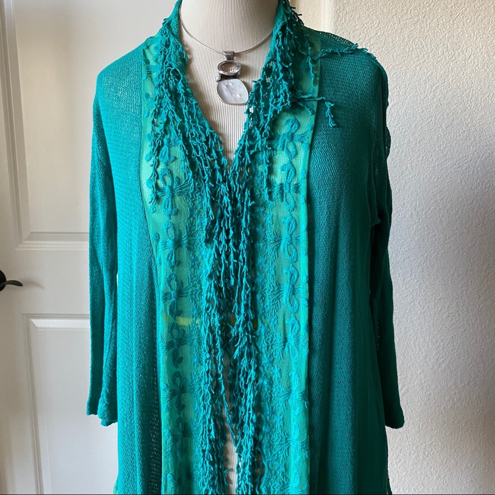 Gorgeous, Sheer Sweater/Shawl by XCVI
